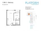 Platform Apartments - One Bedroom C