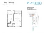 Platform Apartments - One Bedroom D