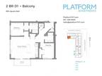 Platform Apartments - Two Bedroom D1