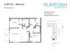 Platform Apartments - Two Bedroom D2