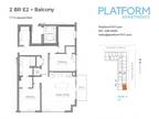 Platform Apartments - Two Bedroom E2