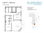 Platform Apartments - Two Bedroom E1