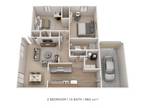 Emerald Springs Apartment Homes - Two Bedroom 1.5 Bath- 960 sqft