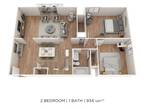 Maplewood Estates Apartment Homes - Two Bedroom- 934 sqft