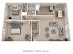 Eagles Crest Apartment Homes - Two Bedroom-887 sqft