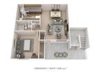 The Summit at Ridgewood Apartment and Townhomes - One Bedroom- 629 sqft