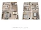 The Summit at Ridgewood Apartment and Townhomes - Three Bedroom 1.5 Bath