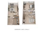 The Cascades Apartments and Townhomes - Two Bedroom Townhome- 1,045 sqft