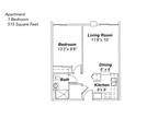 Trailside Apts and Townhomes - 1 Bedroom Apartment (Section 8)