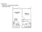 Trailside Apts and Townhomes - 1 Bedroom Apartment, Handicap Accessible (Section