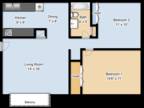 El Chaparral Apartments - Two Bedroom 1 Bath
