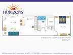 Horizons Apartments - 1 Bedroom Garden Home