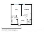 Nutwood East Apartments - 1 Bedroom Apartment