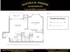 Aletha B. Phipps Apartments 55 and Over - Plan 8 - 1 Bed, 1 Bath, Study