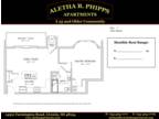 Aletha B. Phipps Apartments 55 and Over - Plan 7 ADA- 1 Bed, 1 Bath, WIC