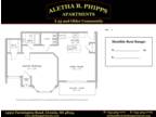 Aletha B. Phipps Apartments 55 and Over - Plan 3 -1 Bed (Large) 1 Bath WIC