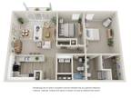 Residences of Gahanna - Two Bed, Two Bath C