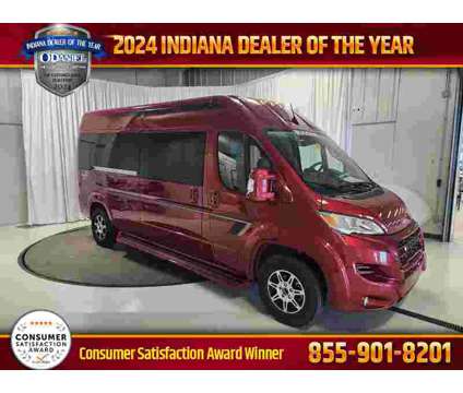 2023 Ram ProMaster 2500 Window Van High Roof is a Red 2023 RAM ProMaster 2500 High Roof Van in Fort Wayne IN