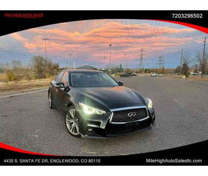 2019 INFINITI Q50 for sale is a Black 2019 Infiniti Q50 Car for Sale in Englewood CO