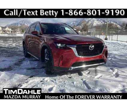 2024 Mazda CX-90 PHEV Premium Plus is a Red 2024 Mazda CX-9 SUV in Salt Lake City UT