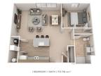 933 the U Apartment Homes - One Bedroom- 713 sqft