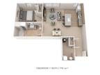 933 the U Apartment Homes - One Bedroom- 779 sqft