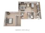 933 the U Apartment Homes - One Bedroom- 844 sqft