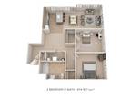 933 the U Apartment Homes - Two Bedroom- 974 sqft