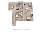 933 the U Apartment Homes - Two Bedroom 2 Bath- 1229 sqft