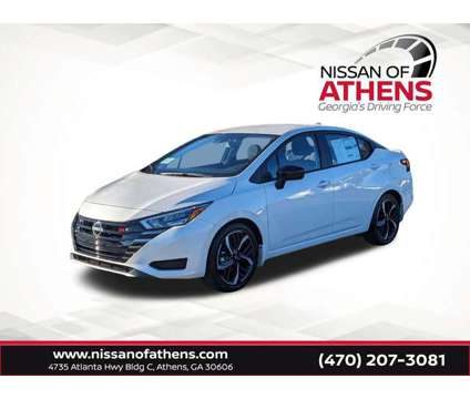 2024 Nissan Versa 1.6 SR is a White 2024 Nissan Versa 1.6 S Sedan in Athens GA