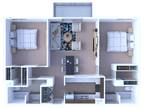 Dunton Tower Apartments - 2 Bedrooms Floor Plan B1