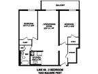 Regency Tower (Owen Sound) - 2 Bed 1 Bath D