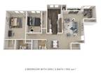 Westerlee Apartment Homes - Two Bedroom 2 Bath w/ Den - 1,155 sqft