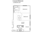 Cedar Manor Apartments - Medium 2 Bedroom 1 Bath