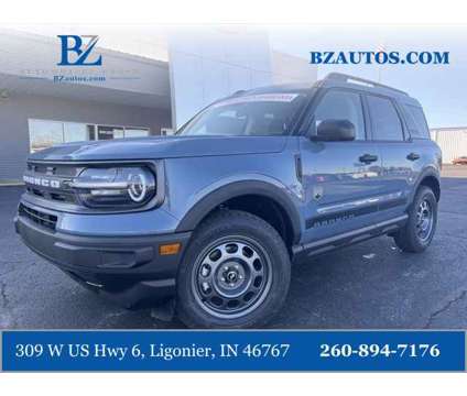 2024 Ford Bronco Sport Big Bend is a Blue, Grey 2024 Ford Bronco SUV in Ligonier IN