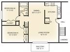 Clairemont Village Apartments and Townhomes - 2 Bedroom / 1 Bath Apartment