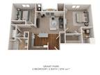 Park West 205 Apartment Homes - Two Bedroom 2 Bath- 1214 sqft