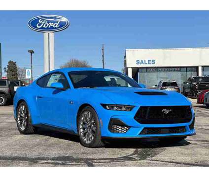 2024 Ford Mustang GT Premium is a Blue 2024 Ford Mustang GT Premium Coupe in Manteno IL
