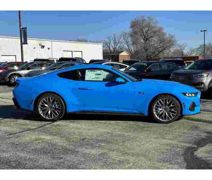 2024 Ford Mustang GT Premium is a Blue 2024 Ford Mustang GT Premium Coupe in Manteno IL