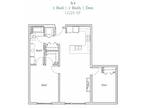 Portera at the Grove - One Bedroom Den A4