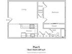 350 Newton - 1 Bedroom - Large - Plan 5