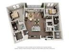 ALARA Uptown Luxury Apartments - Two Bedroom Two Bath - B2