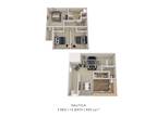 St. Marys Landing Apartments and Townhomes - Three Bedroom 1.5 Bath - 835 sqft