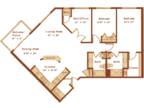 Lakewood Place Apartments - Birch - Two Bedroom-Den-Two Bath