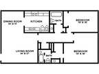 Vieux Carre Apartments - Two Bedroom Floor Plan F