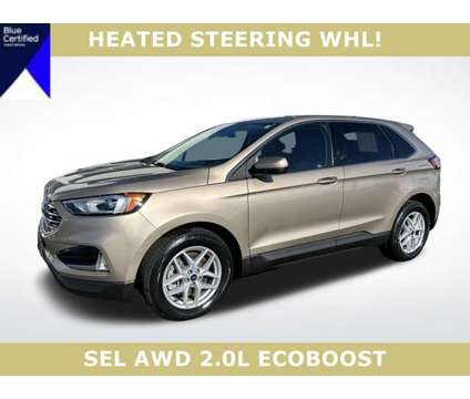 2021 Ford Edge SEL is a Gold 2021 Ford Edge SEL Car for Sale in Plymouth WI