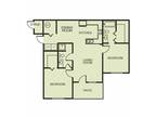 Cypress Oaks Community LTD - 2/2 Floor Plan