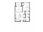 Two Points Crossing - 1 Bedroom A2 ADA
