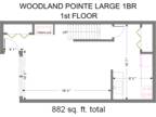Woodland Pointe Apartments and Townhomes - 1 Bedroom 1 Bath Loft / Large