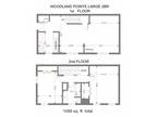Woodland Pointe Apartments and Townhomes - 2 Bedroom 1 Bath Townhome